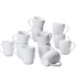 Amazon Basics Porcelain Heat Resistant Coffee Mugs, Microwave and Oven Safe, 12