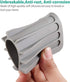 3PCS Premium Silicone Self Draining Soap Holder - Soap Saver for Shower, Bathroom, Kitchen, Easy Clean, Keep Soaps Dry