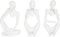 Sandstone Resin Thinker Style Abstract Sculpture Statue Collectible Figurines Home Office Bookshelf