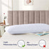 SGI Bedding Body Pillow Case, 600 Thread Count, 21X56 inch, 100% Egyptian Cotton, White