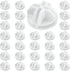 30Pcs White Wire Cube Connectors, Plastic Storage Cube Connectors for Modular Closet Organizer and Wire Shelving
