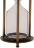 Retro Metal Sandglass Hourglass Sand Timer Without Sand for Home Office Decoration (Bronze - L)