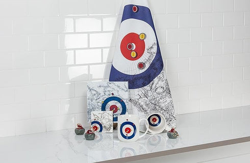 Abbott Collection Curling Rock Ornament - 1.5" D