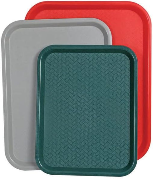 Winco Fast Food/Cafeteria Tray, 10" x 14", Black
