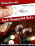 Push Pin Wall Hook - Klear Kindness (Transparent) - 40-Count