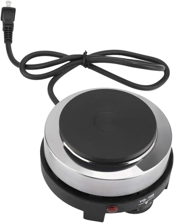 Mini Stove, Portable 500W Electric Hot Plate, Multifunction Home Heater (US Plug 110V) for Soup and Porridge