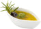 Restaurantware 2 Ounce Dipping Sauce Bowls - 10 Canoe Shape Dishes, Microwave-Safe, White Porcelain