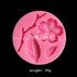 Rolin Roly Fondant Flower Mold, 3D Silicone Mould for Peach Leaves, Mini Cake Decoration Accessories
