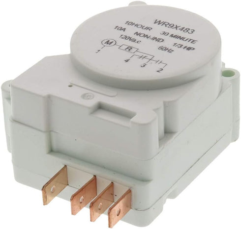 Defrost Timer Compatible with GE Refrigerator WR9X483 AP2061693 PS310852