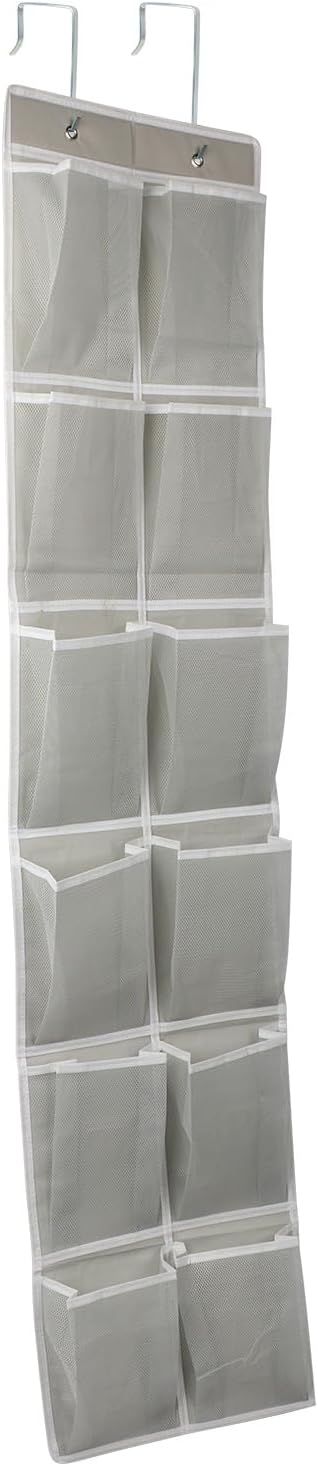 Over the Door 12 Pocket Hanging Shoe Organizer