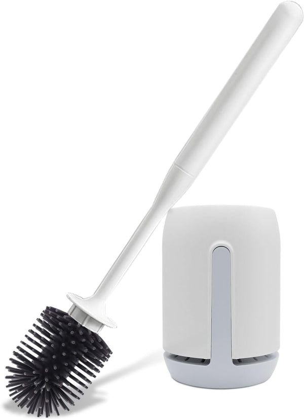 RV Toilet Bowl Brush and Holder, Ventilated Cleaner Brush with Long Handle for Motorhome Travel and Campers