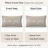 12x20 Inch, PANDICORN Decorative Throw Pillow Cover Soft Lumbar Cushion Case Pillowcase with Be Our Guest Quote, Indoor
