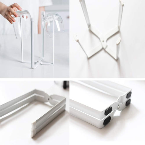 Multifunctional Kitchen Stand Holder for Plastic Bags, Bottles & Cups, Drying Racks for Home Kitchen