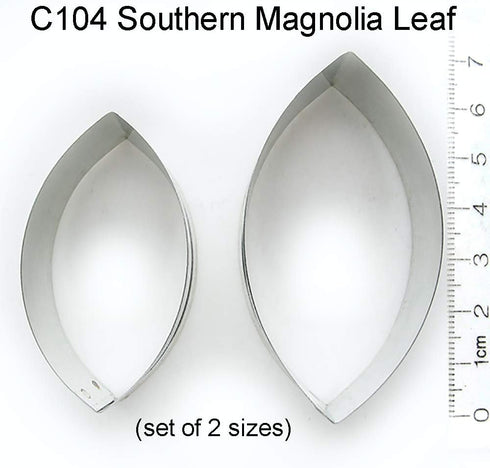 Southern Magnolia Leaf Cutter Set (Set of 2 Sizes)