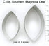 Southern Magnolia Leaf Cutter Set (Set of 2 Sizes)