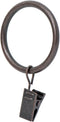 Ivilon Drapery Curtain Clip Rings, Set of 14, Clips Ring for Curtain Panels 1.7", Oil Rubbed Bronze (ORB)