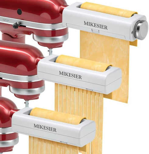 3 Pieces Pasta Maker Attachment for Kitchenaid Stand Mixers, Noodle Maker 3