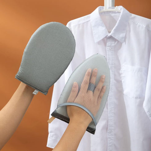 Cocoarm Garment Steamer Ironing Glove, Protective Anti Steam Mitt with Finger Loop Heat Resistant Clothes Gloves