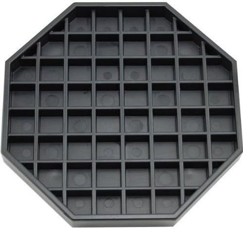 Coffee Countertop Octagon Drip Tray, 6" - Black