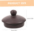 Purple Clay Teapot Lid, Replacement Lid for Asian Teapot, Universal Teapot Lid, Japanese Tea Pot Cover, Vintage Tea Mug