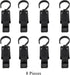 Hahiyo Plastic Swivel Clothespins Hanging Hook Clip, Smooth Rotate Strong Secure to Hold Heavy Laundry, 2.3 Inches