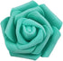 100pcs DIY Real Touch 3D Artificial Foam Rose Head - Without Stem for Wedding Party Home Decoration (Tiffany)