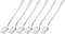uxcell Set of 6 Stainless Steel Ice Cream Spoons, 7.5-Inch Dessert Yogurt Shovel Spoons for Home, Kitchen, Restaurant