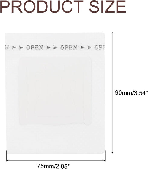 uxcell 50Pcs Coffee Filter Paper Bag, Hanging Ear Drip Paper Filters White for Travel, Camping, Home, Office