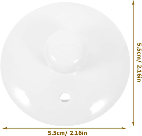 Ceramic Teapot Lids, Kungfu Tea Kettle Replacement Covers, Loose Leaf Pot Top Lids for Kitchen Teapots