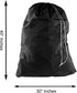 Super Z Outlet Nylon Laundry Bag, Drawstring Locking Closure, Machine Washable for Clothing Hamper