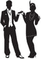 Beistle Great 20's Silhouettes