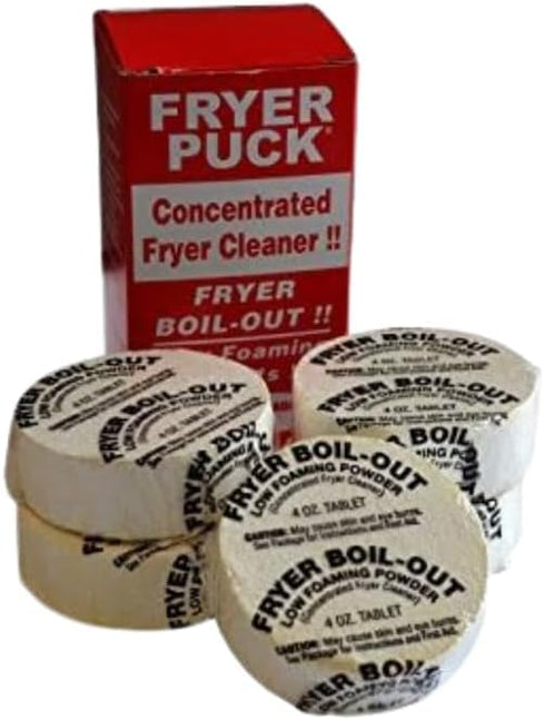 Fryer Puck 401304001 4oz Deep Fryer Cleaner Tablets - 5 Tabs/Box