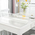 14 24 Inch,1.5mm Warmstar Clear Table Cover Protector x Thick Plastic Table Cover Rectangle,PVC Clear Table