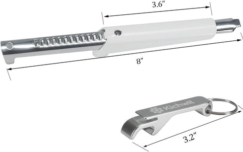 Kichwit Adjustable Jar Opener for Arthritis & Weak Hands, Opens 3/8" to 4" Jar and Bottle Lids