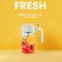 2000 ml 68 oz LAFEECA Iced Tea Maker and Infuser - Large Jug with Airtight Lid for Cold Brew - Stainless Dual Ultra