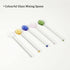 Generic 5Pcs Glass Stirring Spoons, Heat Resistant Mixing Rod for Coffee, Tea, Yogurt, Ice Cream
