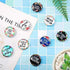 Weewooday 10 Pcs Inspirational Magnets for Fridge, Motivational Glass Quote Decor Accessories for Kitchen Office