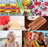 Silicone Popsicle Molds, 10 Cavity BPA-Free Red Cone Shaped Food Preparation Molds with Sticks and Funnel