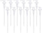 Gallon Pump Dispenser - Fits Most 1 Gallon Jugs and Containers, 38/400 Snow Cone Syrup Pump Lid Replacement (12 Pack)