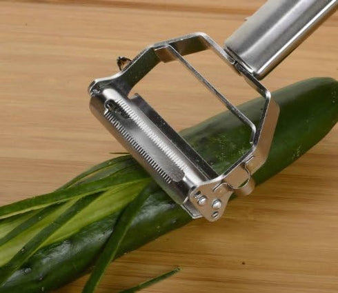 Vegetable Spaghetti Spiralizer Slicer, Easy Zucchini Noodle & Carrot Grater, Perfect Kitchen Tool with Cleaning Brush