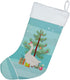 Caroline's Treasures BB9259CS Embden Goose Christmas Stocking, Teal Holiday Decor