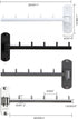 2 Pcs Folding Wall Mounted Clothes Hanger Rack with Swing Arm, Stainless Steel Heavy Duty Coat Hook for Bathroom