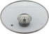 2-Pack Universal Pot Lid Knob Handle, Stainless Steel Base Circular 5.3x7cm Dia - Kitchen Cookware Replacement