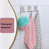 Razor Holder Shaver Hook Hanger Stand (2 Pack), Self Adhesive Stainless Steel Heavy Duty Utility Storage Hook for