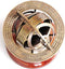 Brass Armillary Sphere Astrolabe on Wooden Base, Maritime Nautical Collectible