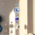 CIXVOEMK 3PCS Blue Sun Catcher Pendant Light Shadow Garden Decor Crystal Wind Chimes Rainbow Garden Sunshine Collection