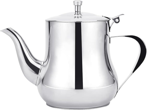 SANQIAHOME 570ml (20Oz) Stainless Steel Small Teapot