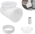 90 Degree Clothes Dryer Vent Elbow, Tight-Fit Connector for 4-Inch Dryer Duct Hose in Narrow Spaces
