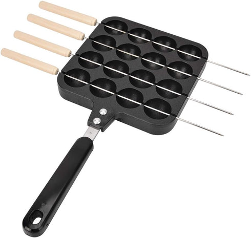 Haofy Takoyaki Maker Pan, Non-Stick 16-Grid Takoyaki Grill for Electric Oven or Gas Stove