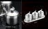 TENTA KITCHEN TENT 18/8 Stainless Steel Seasoning Containers Set, Spice Rack with 3 Serving Spoons